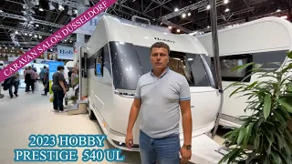 NEW: 2023 Hobby Prestige 540 UL! CARAVAN SALON DÜSSELDORF 2023 - Прицеп-дача, Караван