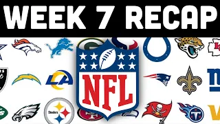 NFL Week 7 Game Recaps + Highlights