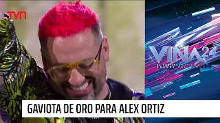 Quinta Vergara premia a Álex Ortiz con Gaviota de Oro  | #Viña2024