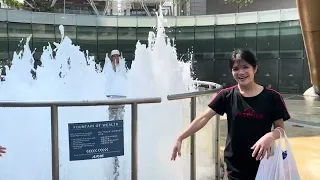 Fountain of Wealth/ Wishing well at Giant Mall Singapore