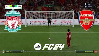 EA Sports FC 24 - Liverpool VS Arsenal | Penalty Shootout | Anfield | Premier League | PS4 | HD