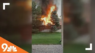 Crews put out house fire in Commerce City