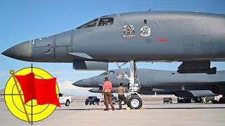 U.S. Air Force. Powerful B-1B Lancer strategic bombers during Red Flag exercise