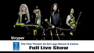 Stryper - April 1, 2023 @ The Vine Showroom - Del Lago Casino Resort (FULL SHOW)