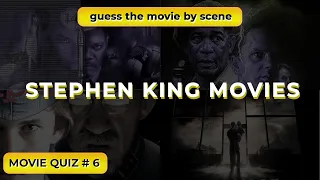 Movie Quiz #6 | Guess the Stephen King movies by scene in 10 seconds! 🎞️ Quiz movies