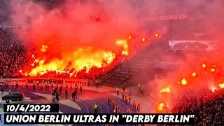 UNION BERLIN ULTRAS IN "DERBY BERLIN" || Herta Berlin vs Union Berlin 10/4/2022