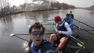 ПЕРВЫЙ ВЫХОД НА ВОДУ В 2019. МОСКВА АКАДЕМИЧЕСКАЯ ГРЕБЛЯ