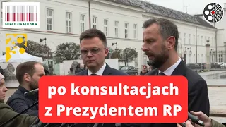 Trzecia Droga po konsultacjach z Prezydentem RP