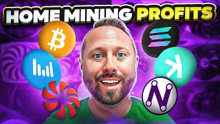 How Much Money I Make Mining Crypto At Home!