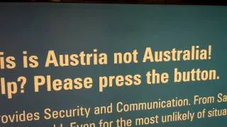 Welcome to Salzburg, Austria, NOT Australia