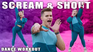 will.i.am - Scream & Shout ft. Britney Spears | Caleb Marshall | Dance Workout