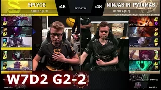 Ninjas in Pyjamas vs Splyce | Game 2 S7 EU LCS Summer 2017 Week 7 Day 2 | NIP vs SPY G2 W7D2