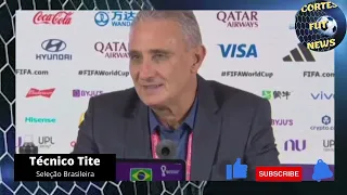 COLETIVA: TITE FALA SOBRE O JOGO APÓS DERROTA PARA A CROÁCIA E ELIMINAÇÃO DA COPA DO MUNDO NO QUATAR