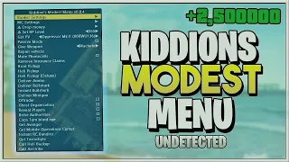 KIDDIONS MOD MENU | BEST GTA V MOD MENU 2023 | GTA ONLINE HACK | FREE DOWNLOAD | [PC]