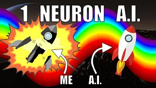 1 Neuron Neural Net Beats Game!