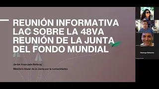 Reunión Informativa: Lo que pasó en la 48va Junta de Gobierno del Fondo Mundial