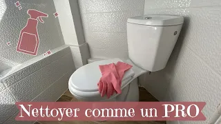 COMMENT BIEN NETTOYER LES WC.   Astuces/Motivation ménage/Nettoyer comme un pro les toilettes.