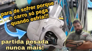 como resolver partida pesada do carro!