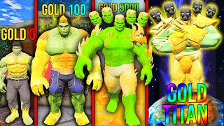 FRANKLIN Upgrading HULK To GOLD HULK In GTA 5!