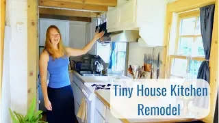 Life in a Tiny House called Fy Nyth - Kitchen Remodel