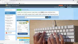 10FastFingers - Typing Test Indonesia 144 WPM