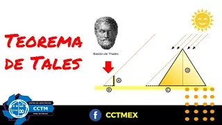 Teorema de Tales: ¿Cuánto mide la pirámide? (Muy Básico)