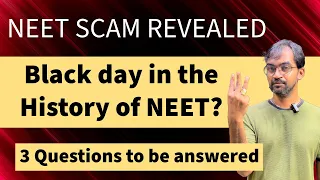 NEET Scam revealed? | 3 Questions on NTA NEET Scam