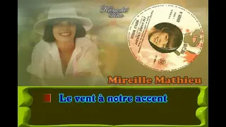 Karaoke Tino - Mireille Mathieu - J' ai gardé l'accent