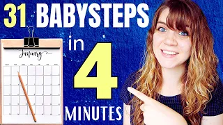 All 31 of Flylady's Baby Steps in UNDER 4 Minutes!