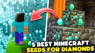 5 BEST MINECRAFT SEEDS FOR DIAMONDS IN 2023! (1080P HD)