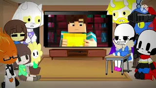 Undertale reacts to the 'Wither Skeleton rap'. (Undertale x Minecraft PT 2/??)