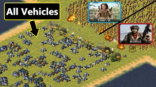 All Vehicles vs Tanya and vs Boris - Red Alert 2