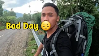 Din Vare Wait Garnu paryo 😔 Hitchhiking is not Easy 🤭 | Way To Bharpak Gorkha- Nomadic Santosh 😘🥰