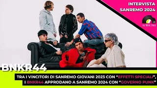 Sanremo 2024: i bnkr44 presentano "Governo Punk". L'intervista