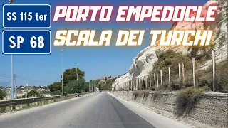 SS115 TER & SP68 | Driving from PORTO EMPEDOCLE to SCALA DEI TURCHI (REALMONTE) - Southern Sicily