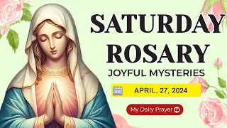 HOLY ROSARY PRAYER: JOYFUL  MYSTERIES 🟡 APRIL 27 2024🌹MY DAILY PRAYER🌹PRAY FOR  ALL GOD'S BLESSINGS