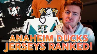Anaheim Ducks Jersey History RANKED!
