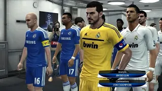 PES 2012 UEFA Champions League Final (Real Madrid vs Chelsea Gameplay) (re-upload)