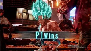 GOKU SSB VS SCAR-EYED ANONYMOUS (CUSTOM) | JUMP FORCE ONLINE | AIZEN/BLACKBEARD VS TOSHIRO/VEGETA