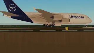 Lifthansa A380 landing Goes wrong |3 Minutes of PTFS