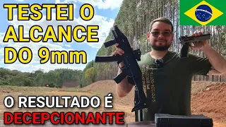 TESTEI O ALCANCE DO 9mm! É POSSÍVEL ACERTAR A 400 METROS? PERDE MUITA FORÇA? QUEBRANDO MITOS