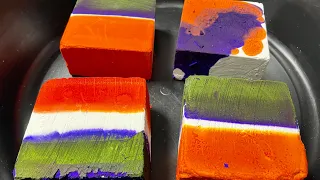 Electric Purple & Orange Dyed Gym Chalk Blocks