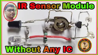 How To Make An IR Proximity Sensor At Home. Home Made IR Sensor Module. IR Sensor Module Making.