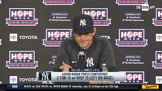 Aaron Boone after series opening loss to Boston