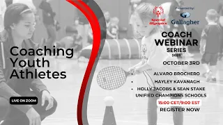 English-Coaching Youth Athletes – Coach Webinar Series 2023