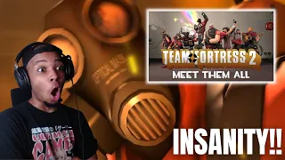 WHERE'S THE INSANE ASYLUM? | Team Fortress 2 - Meet Them All REACTION!