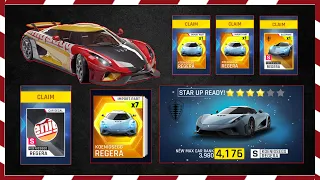 Asphalt 9: Legends Koenigsegg Regera Special Event 365/370 | Decal, 7 Epics Total & 4* Star Regera