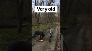 How different ages ride a bike.