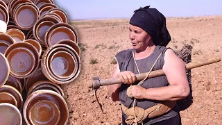 The master potter. Collection of earth and firing of pieces in a wood-fired oven | Documentary film