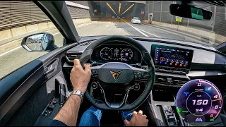 NEW Cupra Leon [1.4 e-HYBRID 245HP] | POV Test Drive #742 Joe Black